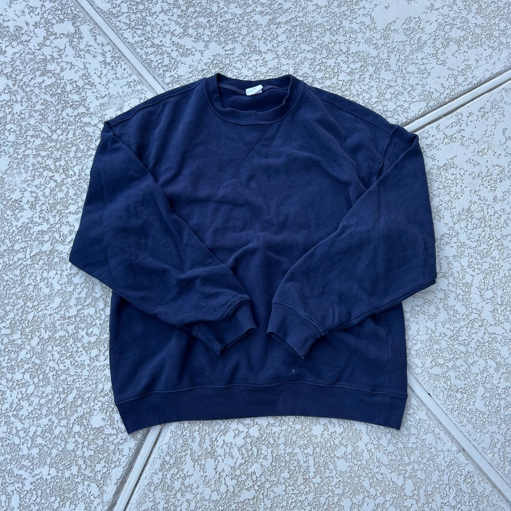 GAP Unisex Deep Blue Crewneck Sweater